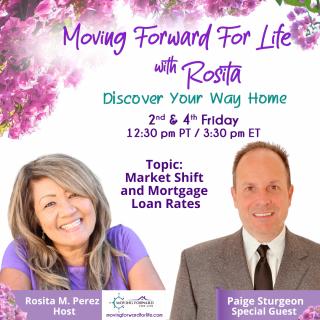 Moving Forward For Life with Rosita: Discover Your Way Home: Market Shift and Mortgage Loan Rates 